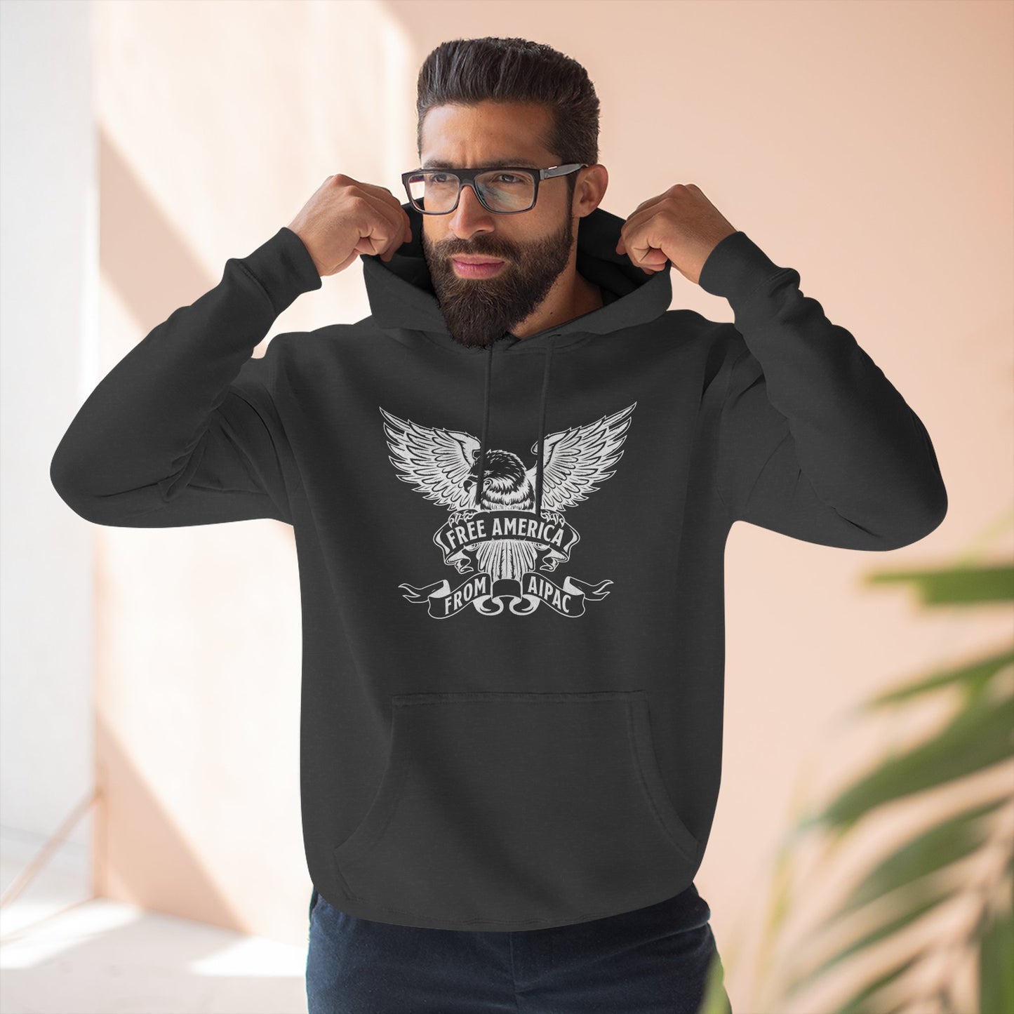 Free America from AIPAC Anti-Zionist Anti-Jewish Supremacy Hoodie