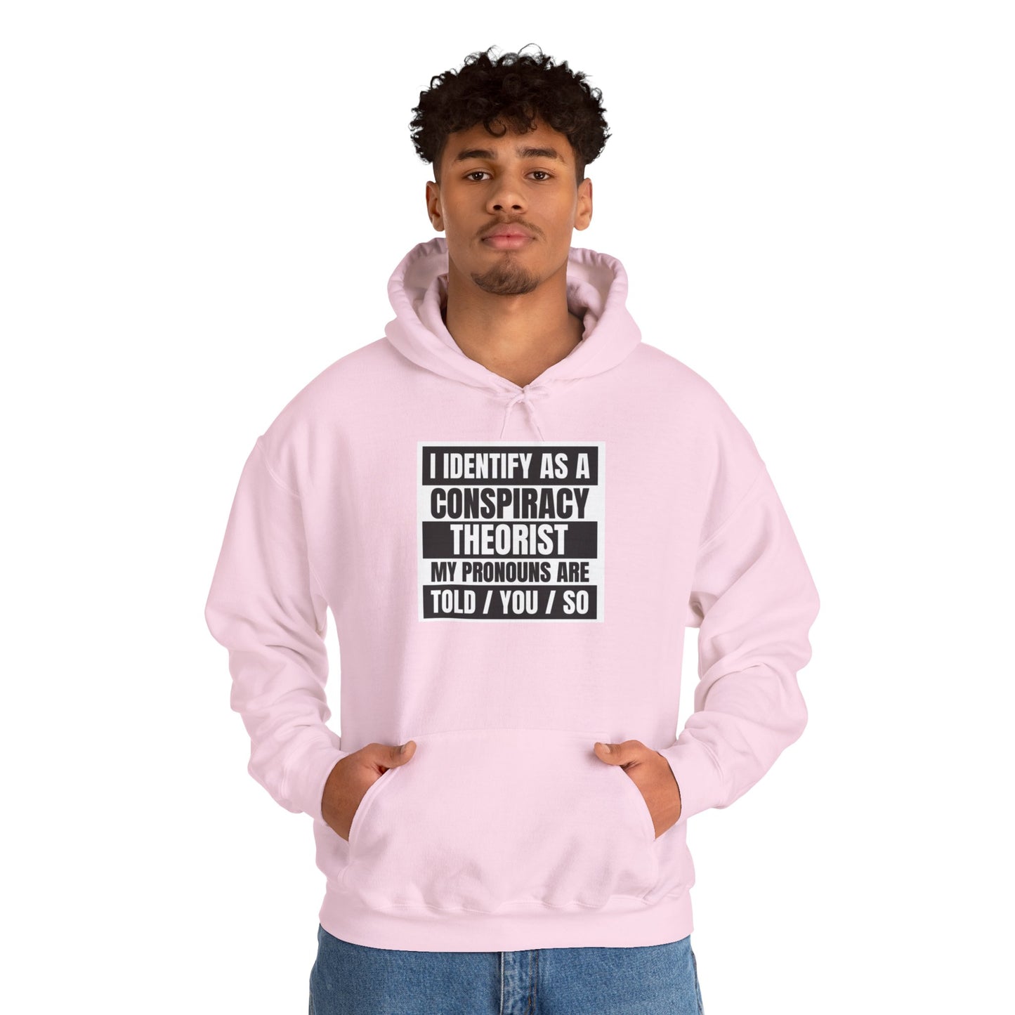 Funny Conspiracy Theorist Hoodie | Russian Roulette | I Identify As A Conspiracy Theorist