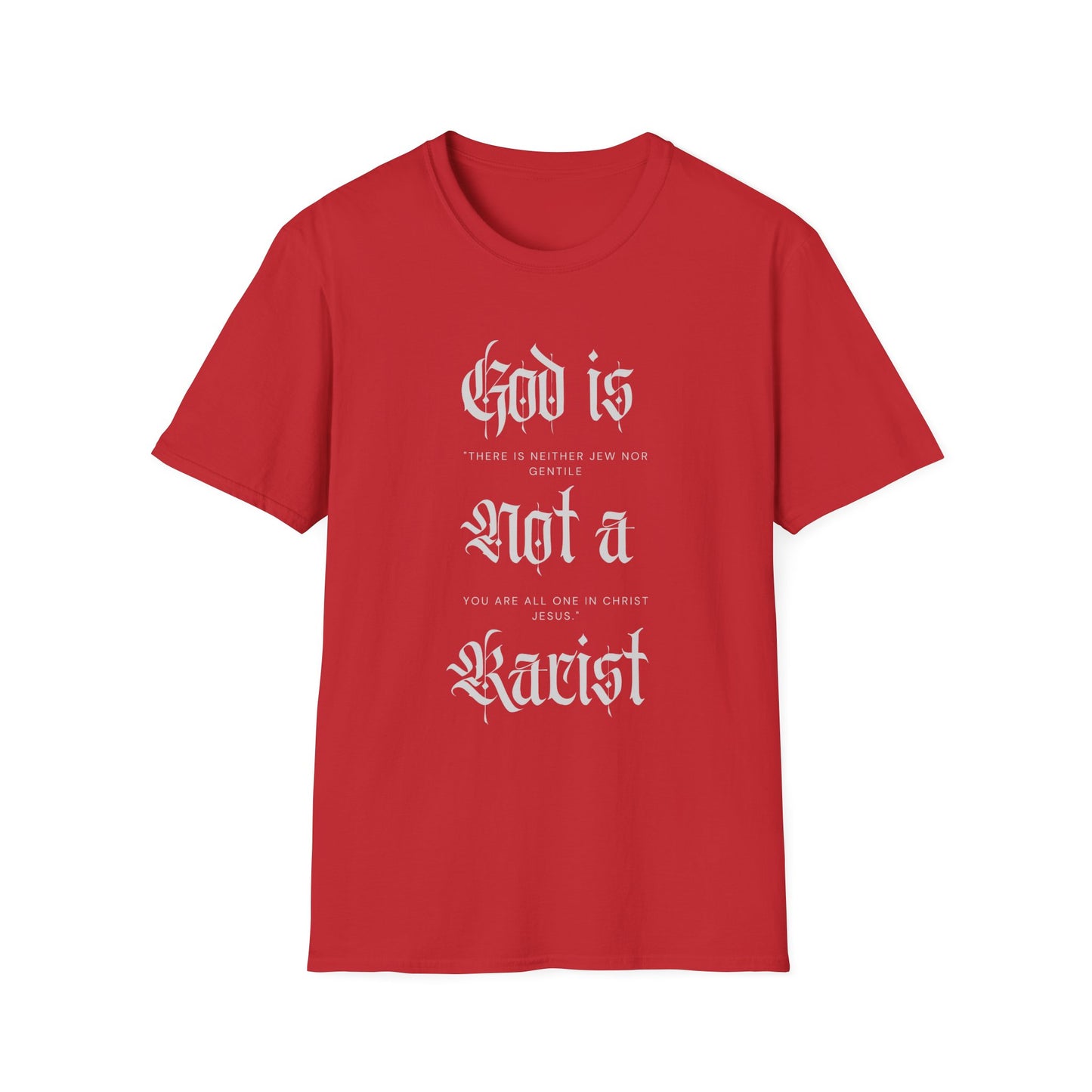 Unisex T-Shirt God is not a Racist Anti Zionist Tee