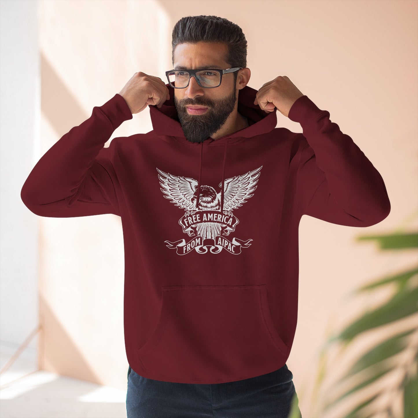 Free America from AIPAC Anti-Zionist Anti-Jewish Supremacy Hoodie