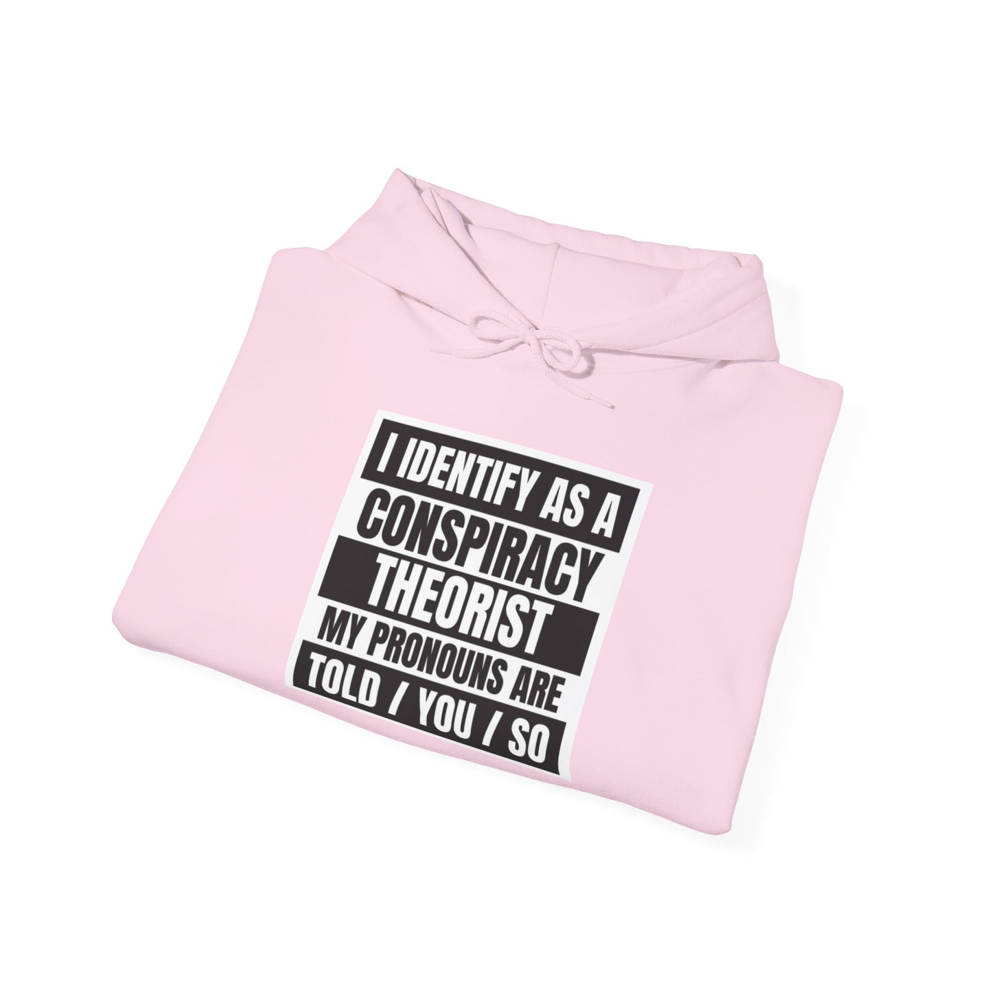 Funny Conspiracy Theorist Hoodie | Russian Roulette | I Identify As A Conspiracy Theorist