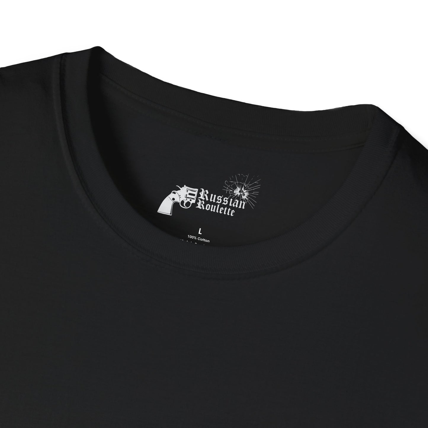 Gothic Scripture Crown Skull Unisex T-Shirt