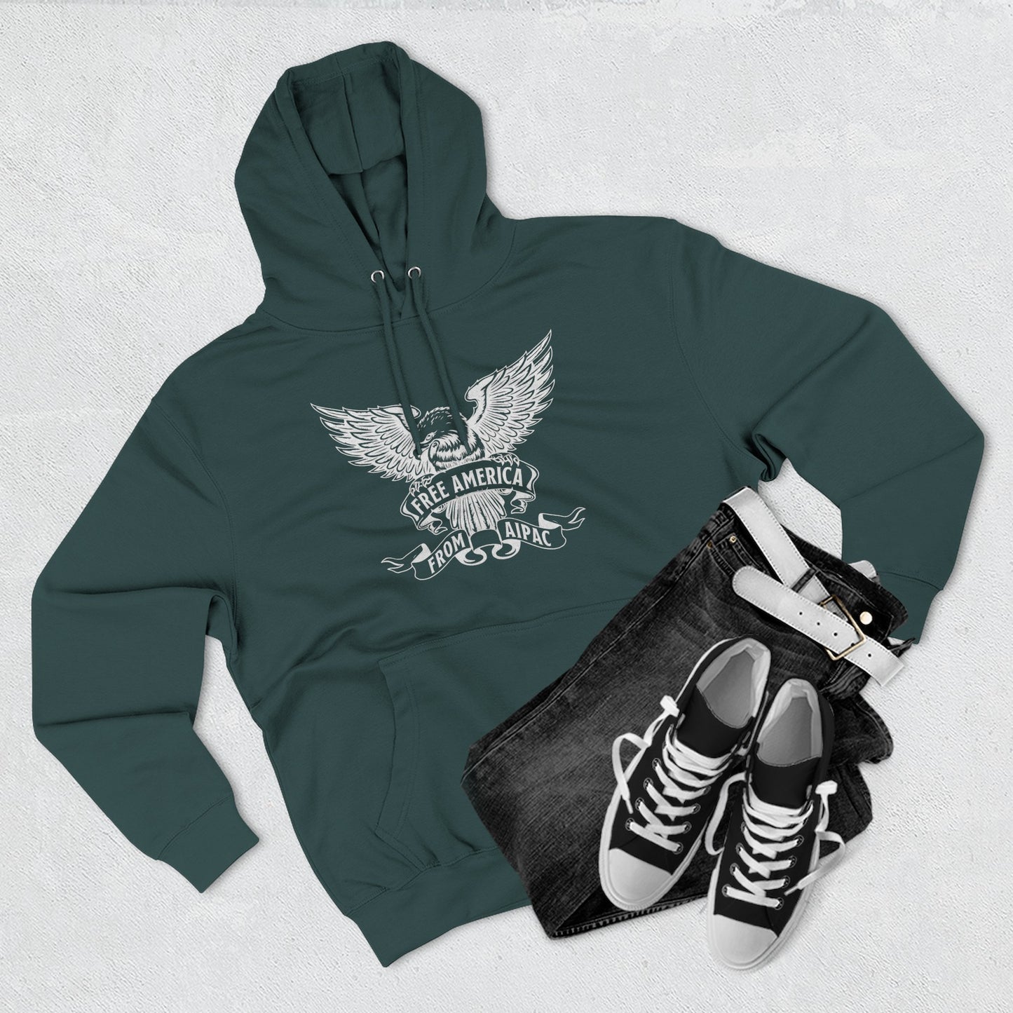 Free America from AIPAC Anti-Zionist Anti-Jewish Supremacy Hoodie