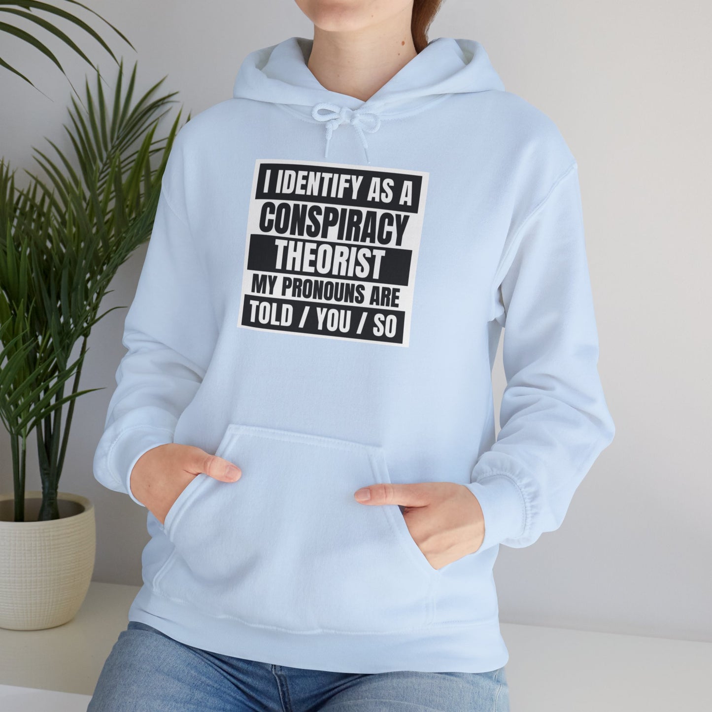 Funny Conspiracy Theorist Hoodie | Russian Roulette | I Identify As A Conspiracy Theorist