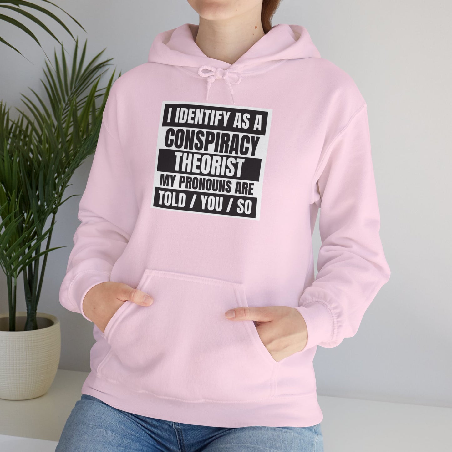 Funny Conspiracy Theorist Hoodie | Russian Roulette | I Identify As A Conspiracy Theorist