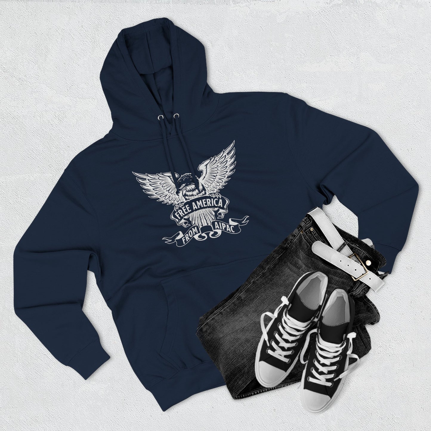 Free America from AIPAC Anti-Zionist Anti-Jewish Supremacy Hoodie