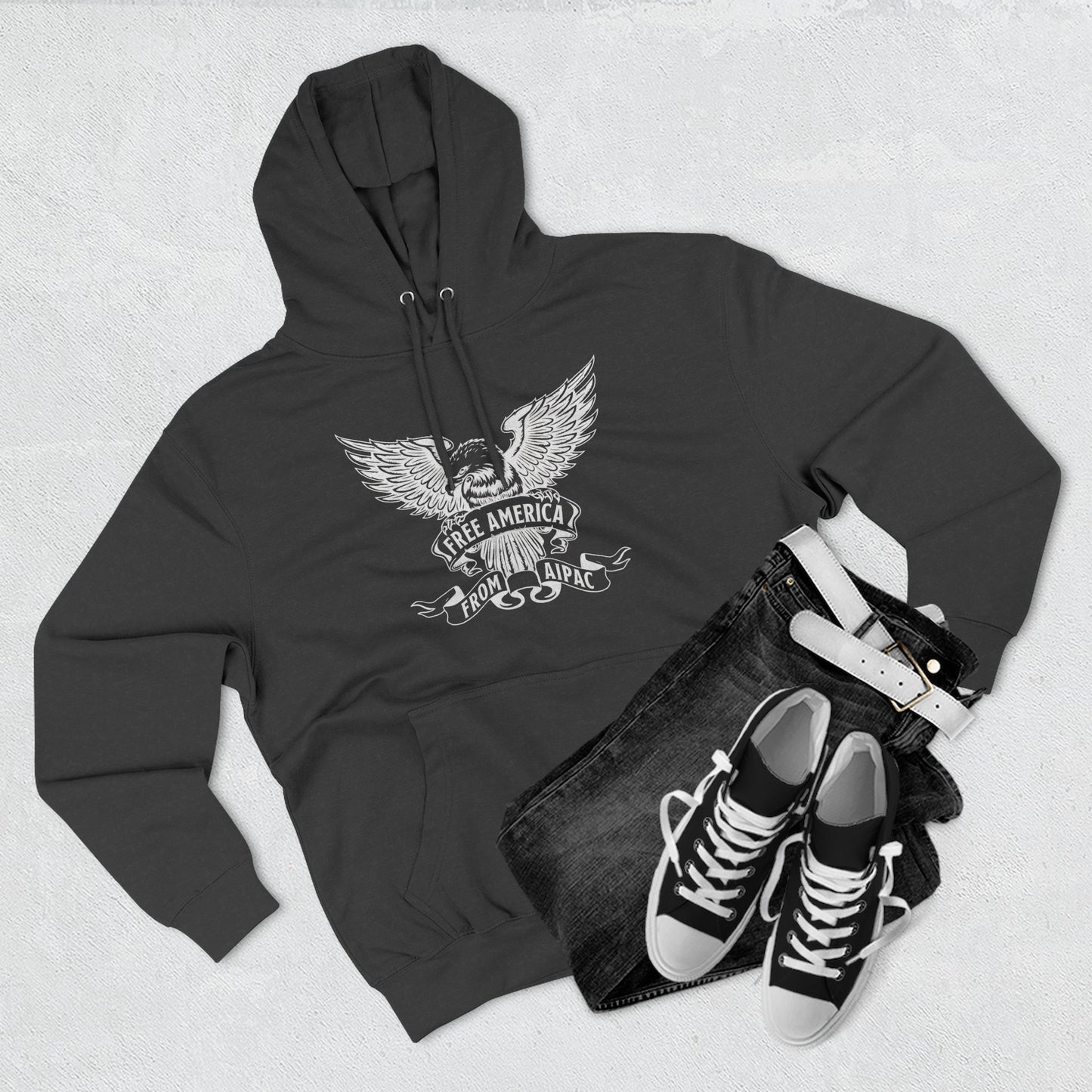 Free America from AIPAC Anti-Zionist Anti-Jewish Supremacy Hoodie