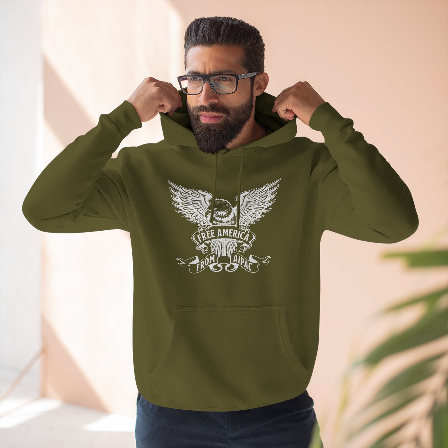Free America from AIPAC Anti-Zionist Anti-Jewish Supremacy Hoodie