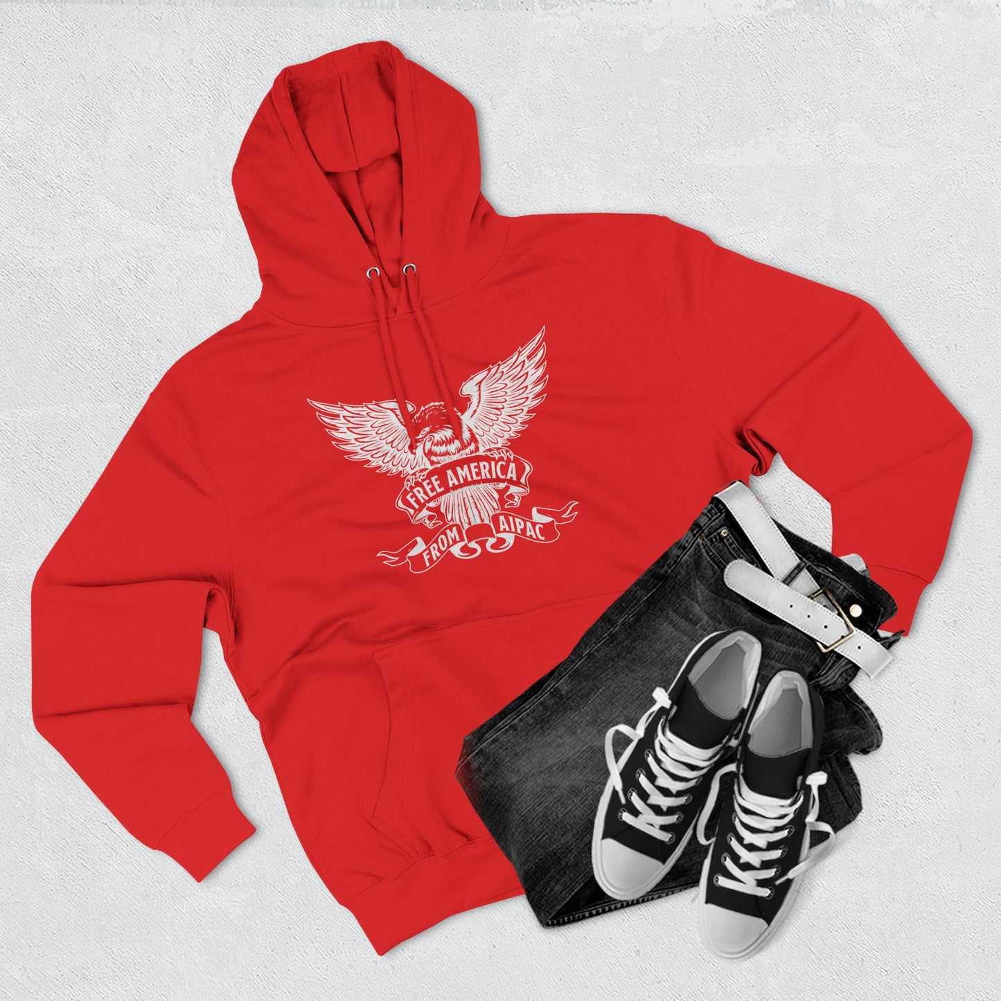 Free America from AIPAC Anti-Zionist Anti-Jewish Supremacy Hoodie