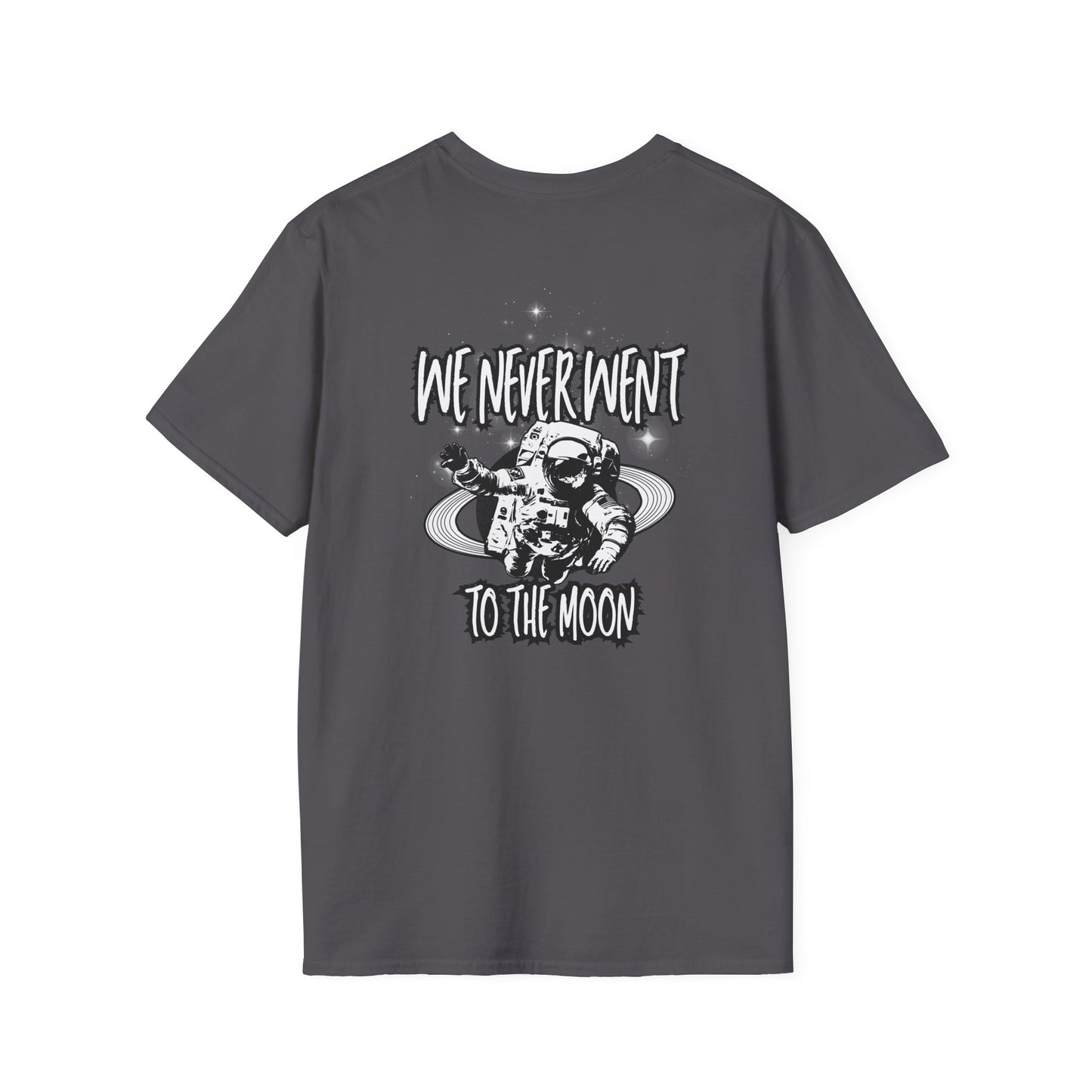 We Never Went To The M**n Truther Shirt, "Conspiracy" Tee, Moon Landing Funny Humor Shirt