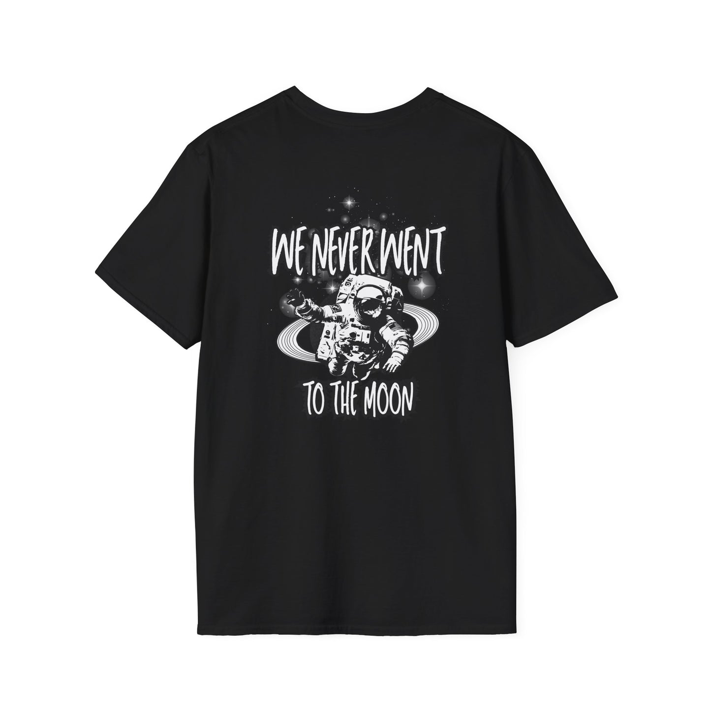 We Never Went To The M**n Truther Shirt, "Conspiracy" Tee, Moon Landing Funny Humor Shirt