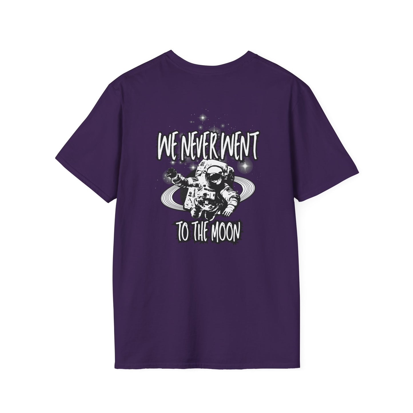 We Never Went To The M**n Truther Shirt, "Conspiracy" Tee, Moon Landing Funny Humor Shirt