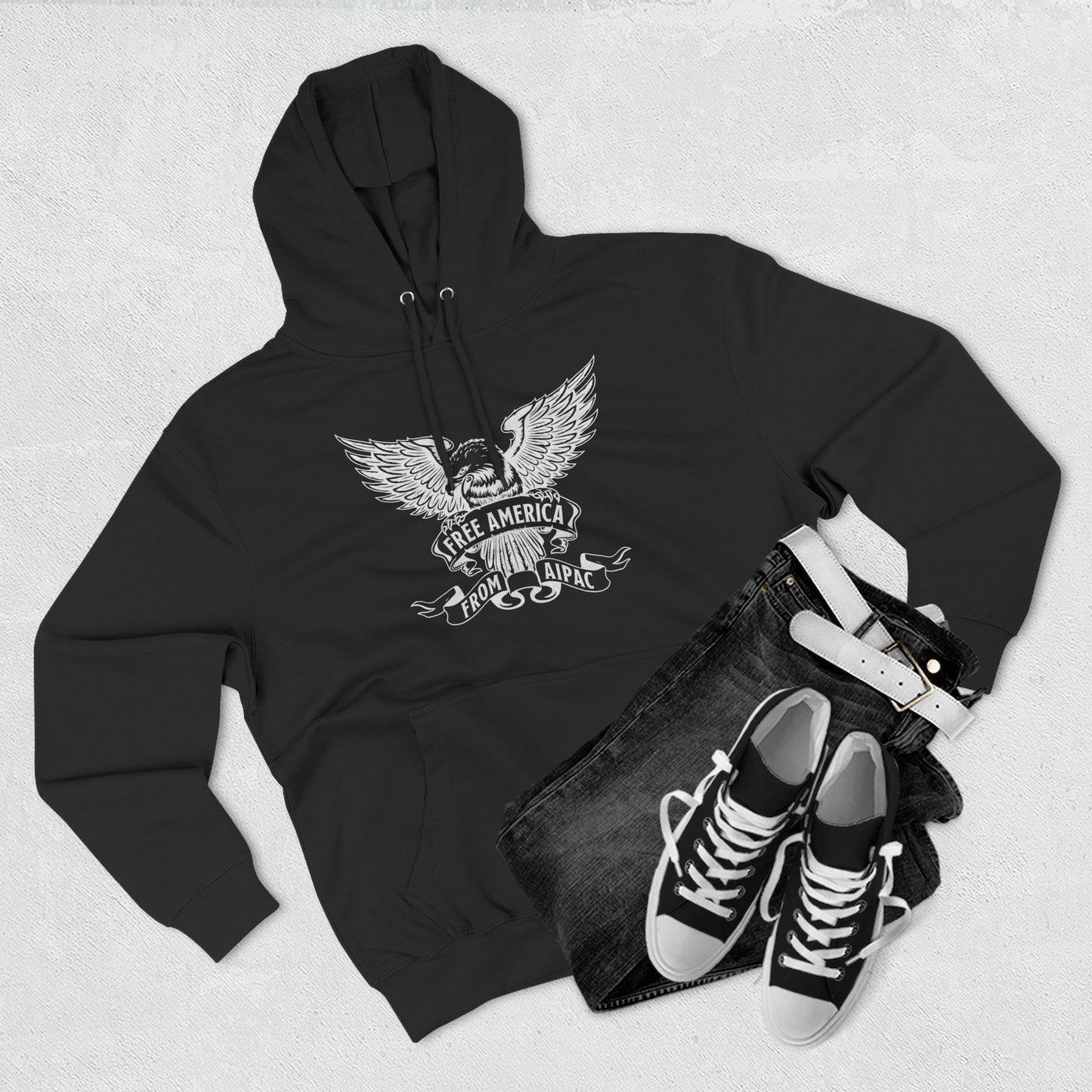 Free America from AIPAC Anti-Zionist Anti-Jewish Supremacy Hoodie