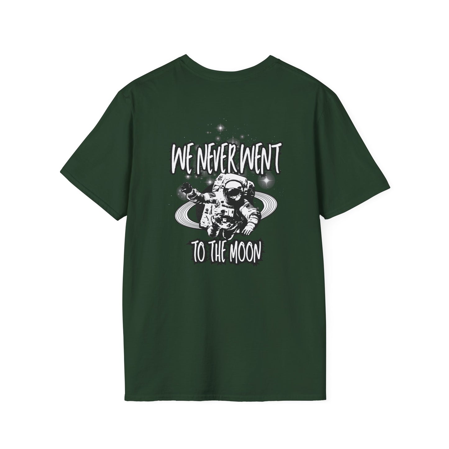 We Never Went To The M**n Truther Shirt, "Conspiracy" Tee, Moon Landing Funny Humor Shirt