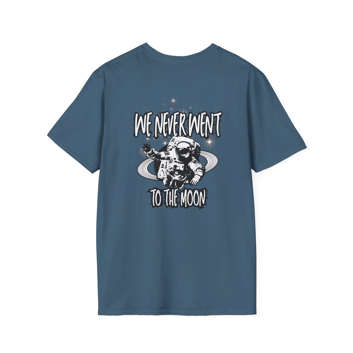 We Never Went To The M**n Truther Shirt, "Conspiracy" Tee, Moon Landing Funny Humor Shirt