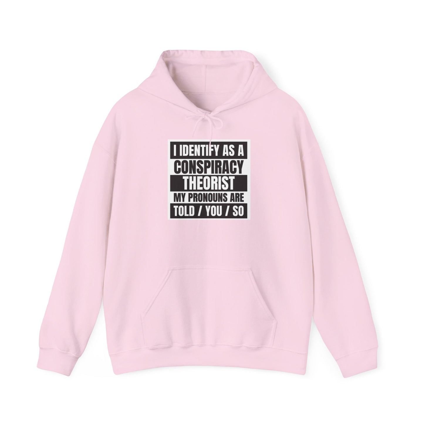 Funny Conspiracy Theorist Hoodie | Russian Roulette | I Identify As A Conspiracy Theorist