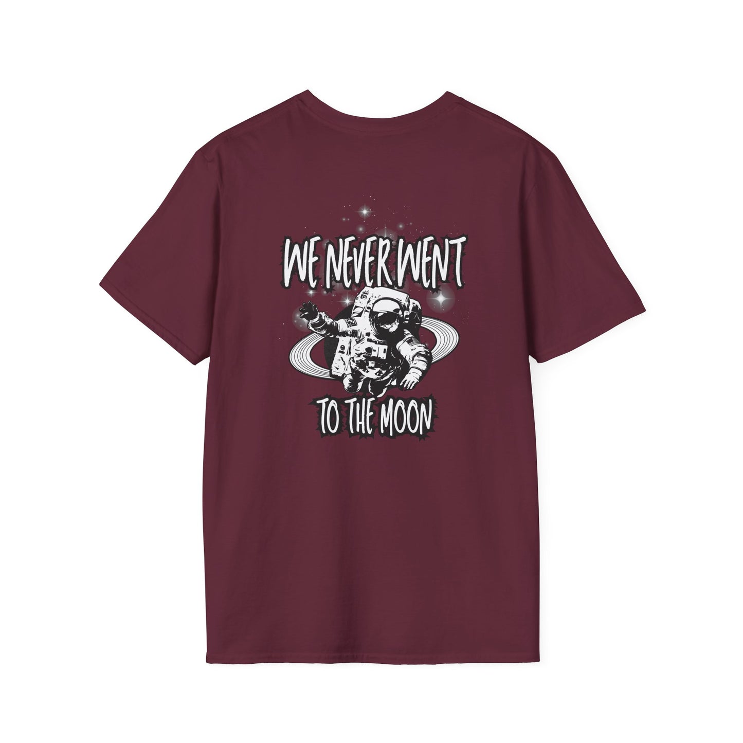 We Never Went To The M**n Truther Shirt, "Conspiracy" Tee, Moon Landing Funny Humor Shirt