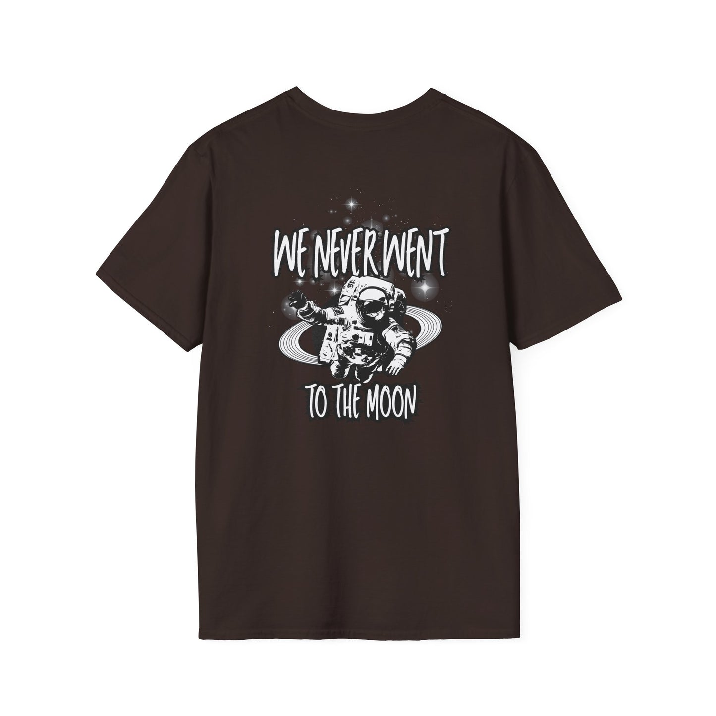 We Never Went To The M**n Truther Shirt, "Conspiracy" Tee, Moon Landing Funny Humor Shirt